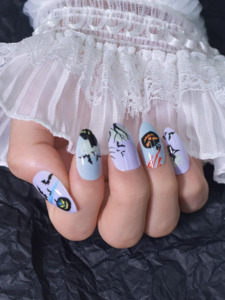 Halloween: Halloween Fake Nail Set