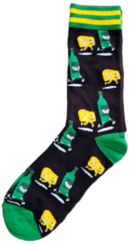 Home Page 12 Only: Sloth Sox- Wine Cheese Socks