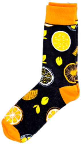 Winter Madness: Sloth Sox- Citrus Socks