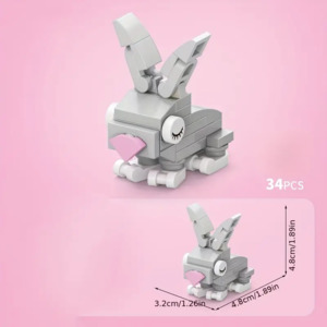 Rabbit Building Blocks Set