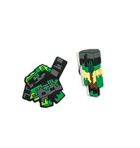 MInecraft-Mossy Golem & Husk Jibbitz Charms Combo