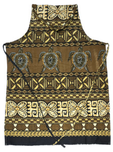 Home Page 12 Only: Brown Turtle Island Design Apron-Unisex