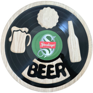 Home And Deco: Steinlager Beer Vinyl Wood Art