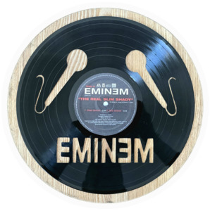 Eminem Vinyl Wood Art