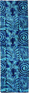 Lavalava Sarong: Dark Blue & Blue Lavalava