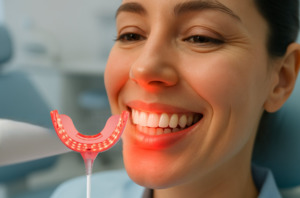 Frontpage: LIGHTFORCE RED LED ORAL LIGHT THERAPY DEVICE