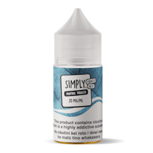 SIMPLY TOBACCO SALTS - Menthol Tobacco - 30ml