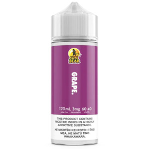 Sunbear: SUNBEAR - GRAPE - 120ML