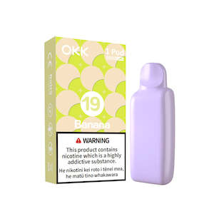OKK Cross Pre-filled Replacement Pod - Banana (Creamy Yellow)