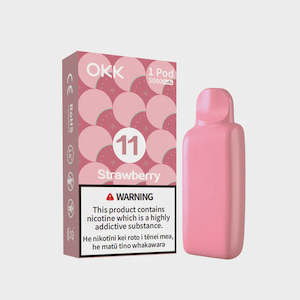 OKK CROSS PRE-FILLED REPLACEMENT POD - STRAWBERRY 28.5MG