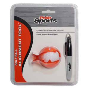 Pride Sports Ball Alignment Tool & Permanent Mini Marker
