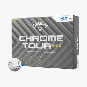 Golf Balls: Callaway Chrome Tour Triple Diamond Triple Track Golf Ball (12)