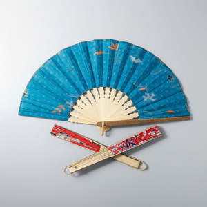 Fabric Fans Set 6 Assorted