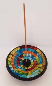 Candle Tealight Incense Holders: INCENSE HOLDER MIXED 15CM