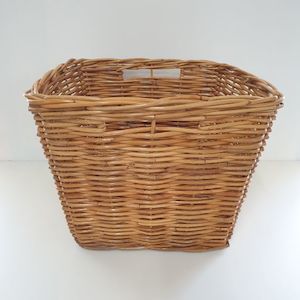 Cane Rattan: Square Cane Log Basket