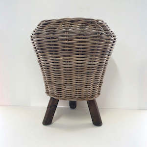 Rattan Planter Stand Large