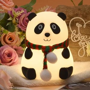Home Accessories: Panda Soft Touch Silicon LED Light