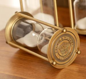 Home Accessories: Brass Sand Timer 3 Minutes