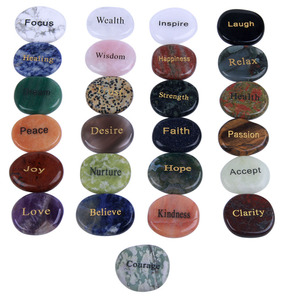 Crystals And Votex Wind Spinners: Crystal Word Stones Set of 25