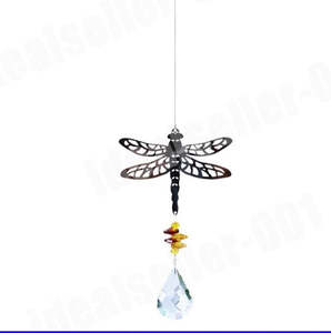 Crystals And Votex Wind Spinners: Hanging Sun Catcher Dragon Fly