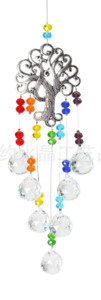 Crystals And Votex Wind Spinners: Hanging Crystal Charka Tree of Life