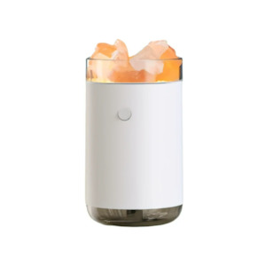 Aroma Diffuser with Himalayan Salt Crystals White