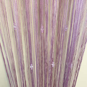 Beaded Fly Screen String Curtain 1 m x 2 m-Purple