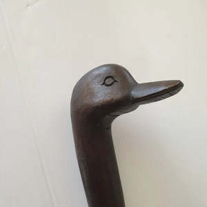 Walking Sticks: Carved Walking Stick Duck  90cm