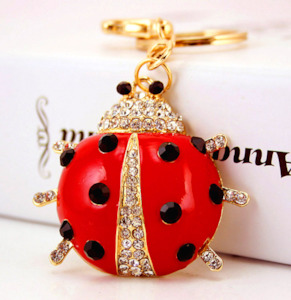 Diamante Key Ring Lady Bird
