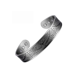 Copper Magnet Bracelet Tree of Life Silver