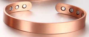 Copper 8 Magnet Bracelet Plain