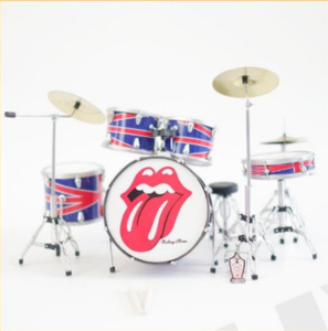 Minature Drum Kit The Rolling Stones