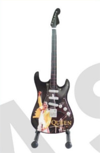 All: Minature Guitar on Stand Queen