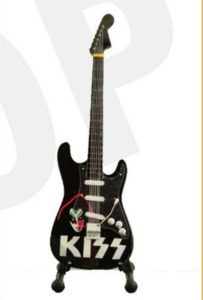 All: Minature Guitar on Stand Kiss