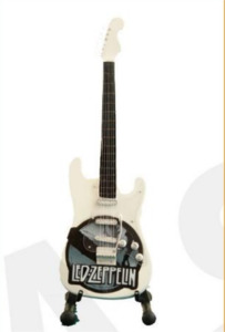 All: Minature Guitar on Stand Led Zepplin