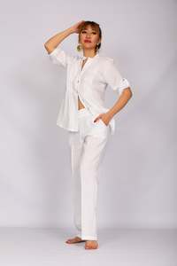 Rosetta Moda Positano Positiamo Collection: Pure Linen Shirt Ginevra - PosiTiamo