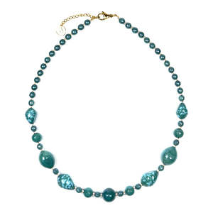 Murano Glass Necklace Ginger Verde - Antica Murrina Venezia