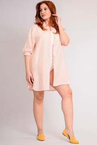 Rosetta Moda Positano Positiamo Collection: Pure Linen Maxi Shirt Lisa  - PosiTiamo