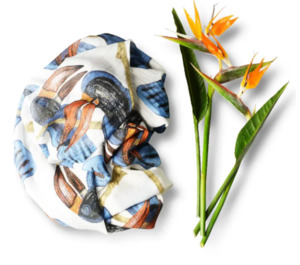 Innbamboo The Original In Italy: Foulard Bamboo Magritte Tucano - InnBamboo