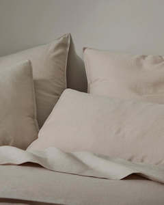 Ravello Pillowcase Pair - Shell | Standard, King or Euro Size