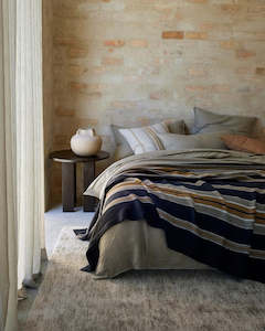 Ravello Pillowcase Pair - Caper | Standard,  King or Euro Size