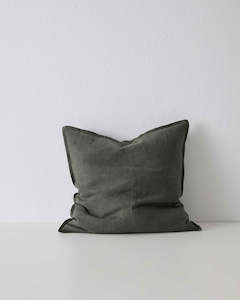 Weave Home European Linen Como Cushion - Khaki | Three Sizes