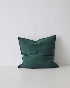 Weave Home European Linen Como Cushion - Forest | Three Sizes