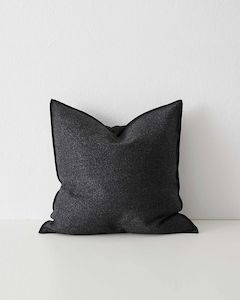 Alberto Boucle: Weave Home Alberto Boucle Cushion - Onyx | 50 x 50cm