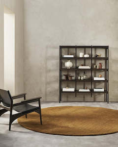 Wool Rugs: Baya Sandringham 100% Wool Round Rug - Pecan