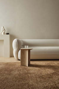 Wool Rugs: Weave Home Valencia Floor Rug - Toffee