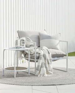 Outlet: Baya Cheltenham Throw - Sage | Cotton