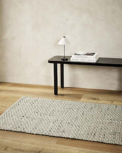 Outdoor Rugs: Baya Pelorus Floor Runner - Grey | Indoor or Outdoor