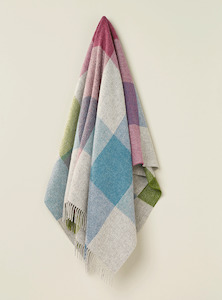 NZ Wool Throw - Harland Heather | 100% Pure Wool