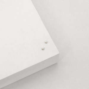 Linda Tahija 3mm Freshwater Pearl Gold Stud Earrings